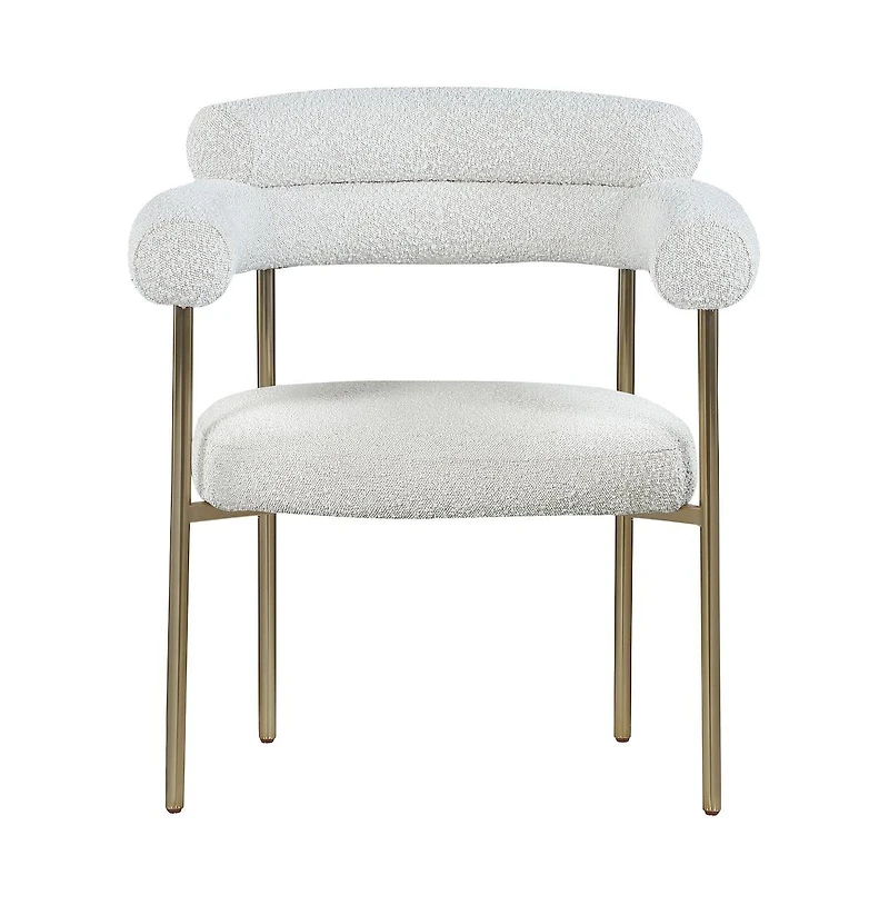 Meridian Furniture Boucle Fabric Dining Chair, Set of 2