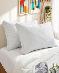 Unikome Medium Firm Density Gusseted 2-Pack Pillows