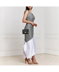 Pre-Owned Celine women's Mini Victoire Grained Leather Shoulder Bag
