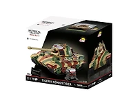 Cobi Historical Collection Wwii Tiger Ii Konigstiger Tank 11,170-Piece Building Set, Ages 14+