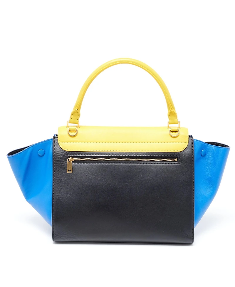 Pre-Owned Celine women's Small Phantom Luggage Tote in Royal Leather