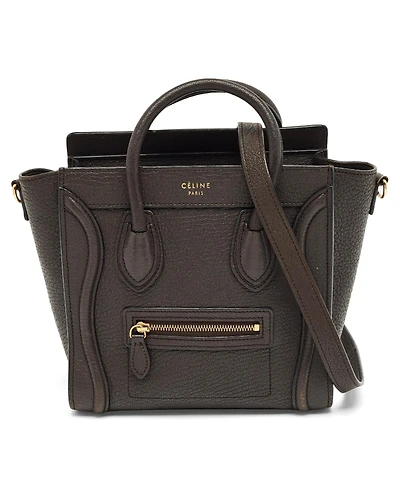Pre-Owned Celine Women's Luggage Tote in Grained Leather