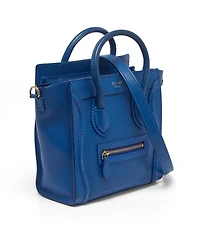 Pre-Owned Celine Women's Leather Nano Luggage Tote Bag