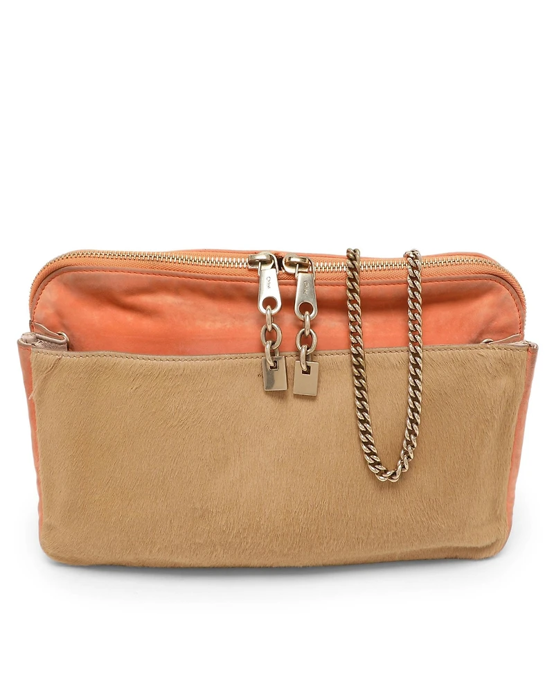 Pre-Owned Chloe Women's Calf Hair Shoulder Bag