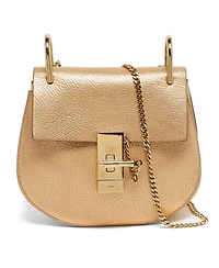 Pre-Owned Chloe women's Drew Medium Pebbled Leather Shoulder Bag