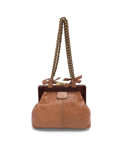 Pre-Owned Chloe Women's Tortoiseshell Frame Leather Shoulder Bag