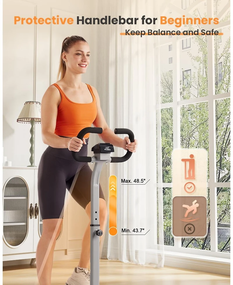 Fed Fitness Stepper with Handlebar, 330lb Capacity Twist Stair Stepper for Exercises for Leg Workout, Home Cardio Machine