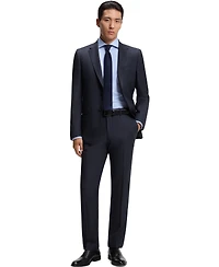 Boss by Hugo Men's Patterned Stretch Wool Two-Piece Slim-Fit Suit