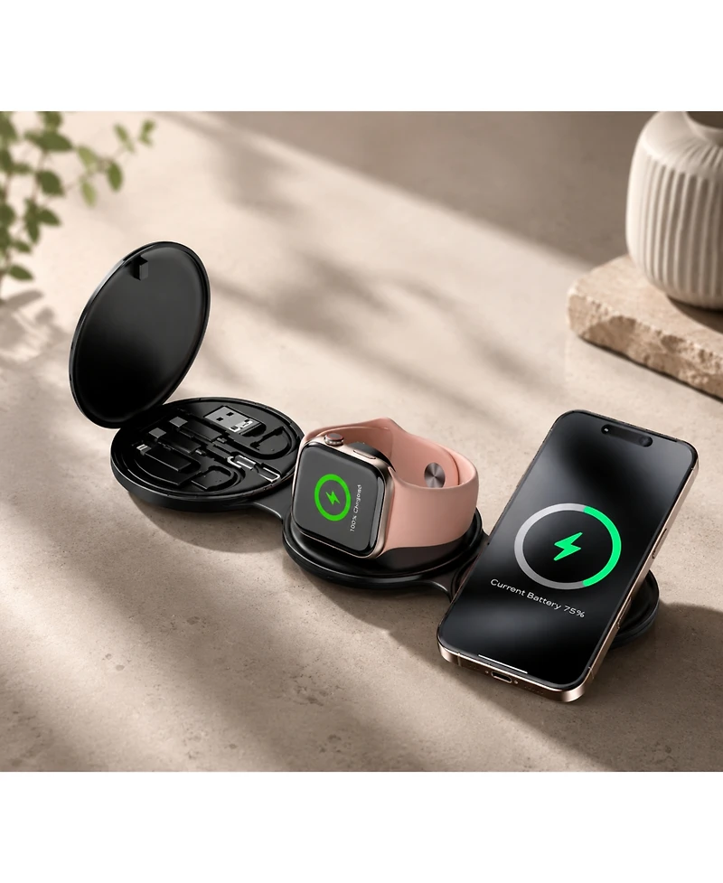 5-in-1 Folding Wireless Charging Station