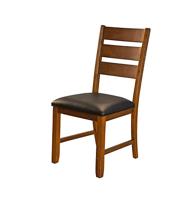 A-America Mason Ladderback Upholstered Side Chair, Mango