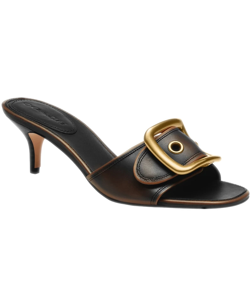 Coach Women's Margot Oversized Buckle Sandals