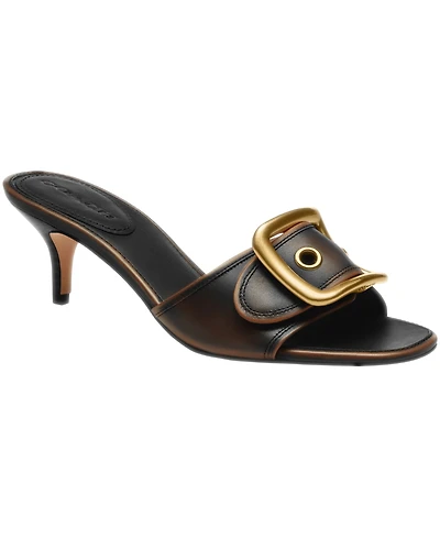 Coach Women's Margot Oversized Buckle Sandals