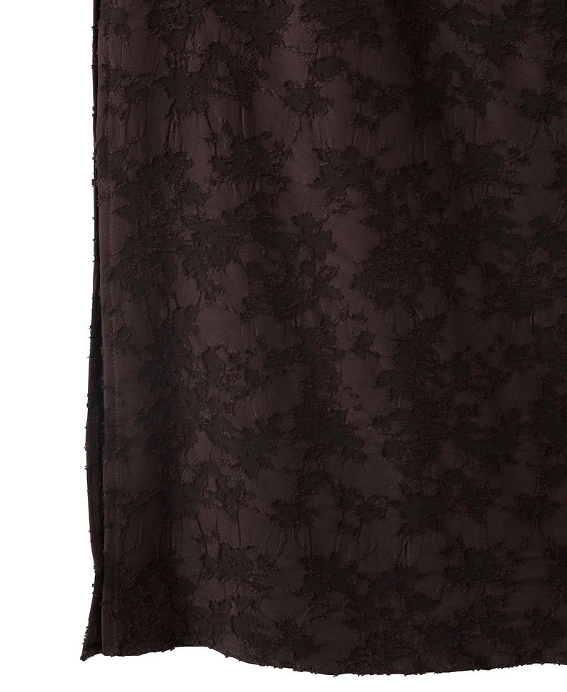Mango Women's Asymmetrical Devore One Shoulder Floral Dress