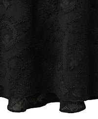 Mango Women's Embroidered Midi Low-Back Chiffon Dress