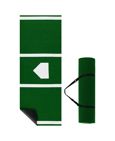 Glintex Baseball Hitting Mat, 10 x 3.8 ft Turf with Home Plate Markings,