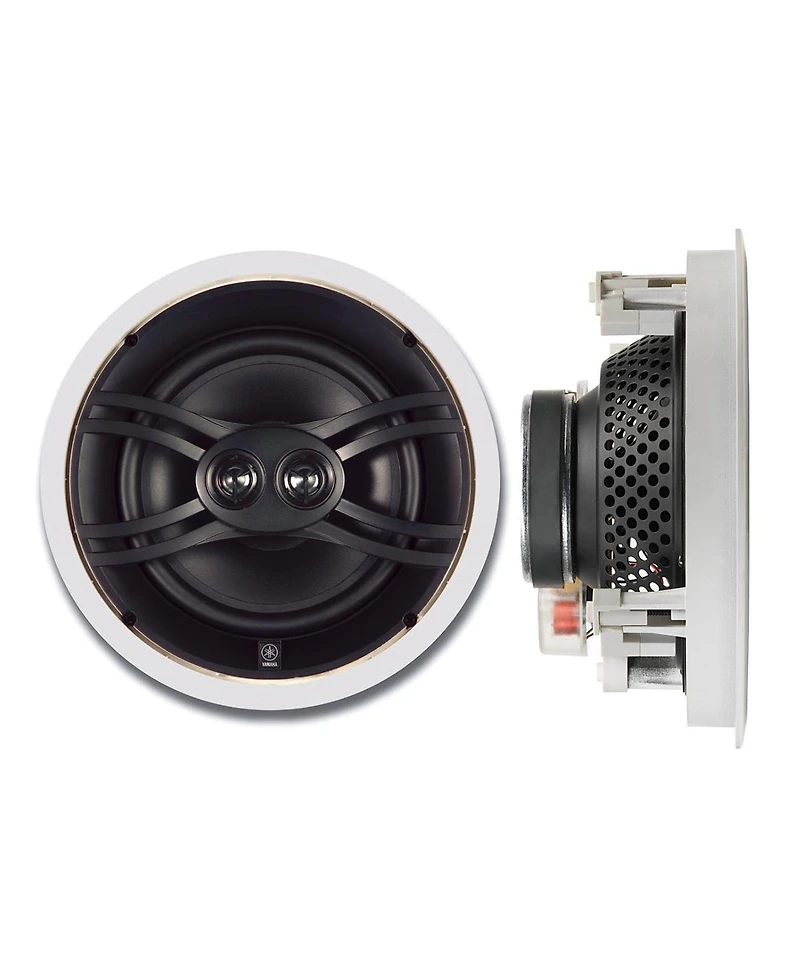 Yamaha Ns-IW480C 3-Way Speaker Design In-Ceiling Speakers, 4-Pack