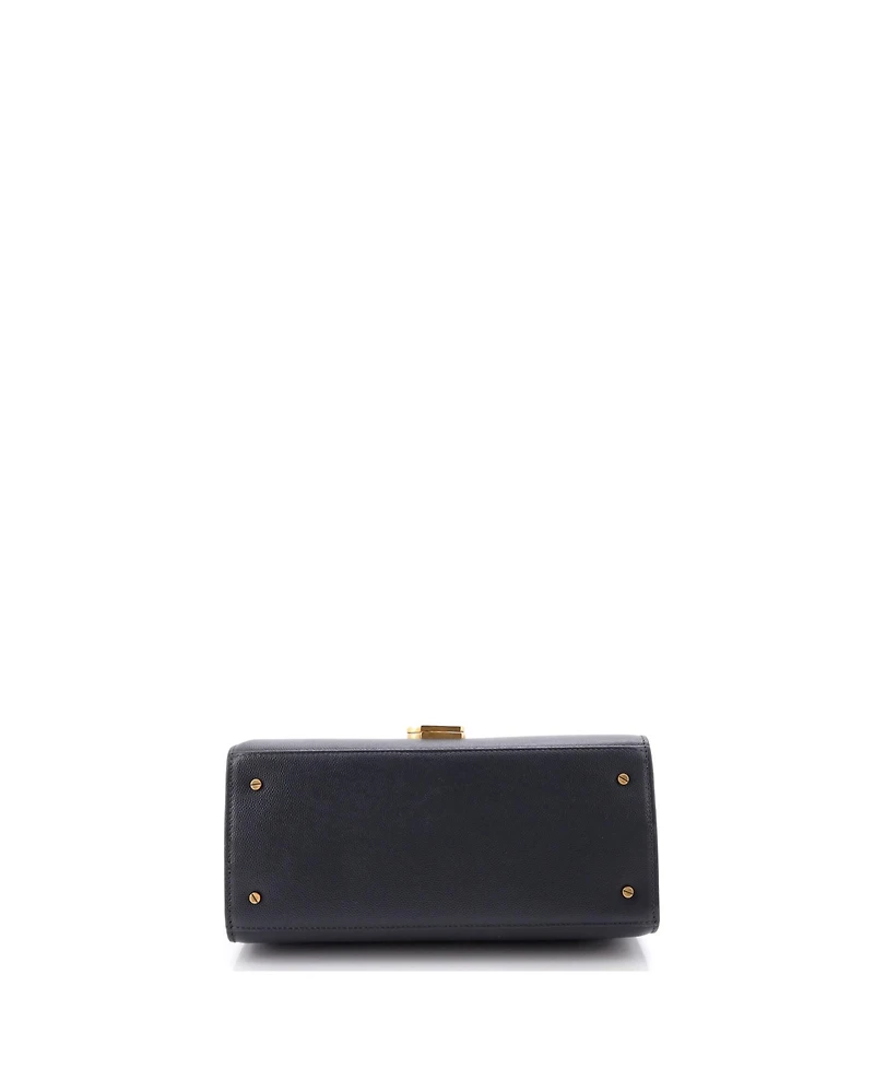 Pre-Owned Saint Laurent Medium Cassandra Top Handle Bag Leather