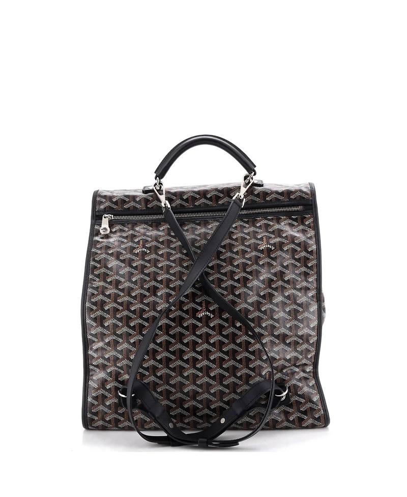 Pre-Owned Goyard Saint Leger Briefcase Backpack Coated Canvas