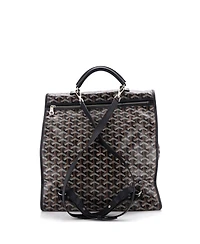 Pre-Owned Goyard Saint Leger Briefcase Backpack Coated Canvas