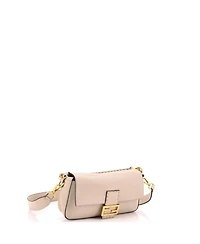 Pre-Owned Fendi Medium Selleria Baguette Nm Bag Leather