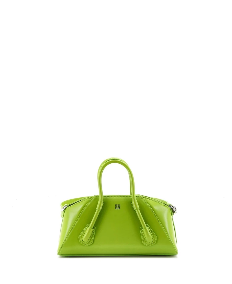 Pre-Owned Givenchy Mini Antigona Stretch Bag Leather