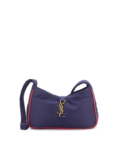 Pre-Owned Saint Laurent Small Le 5 a 7 Hobo Nylon