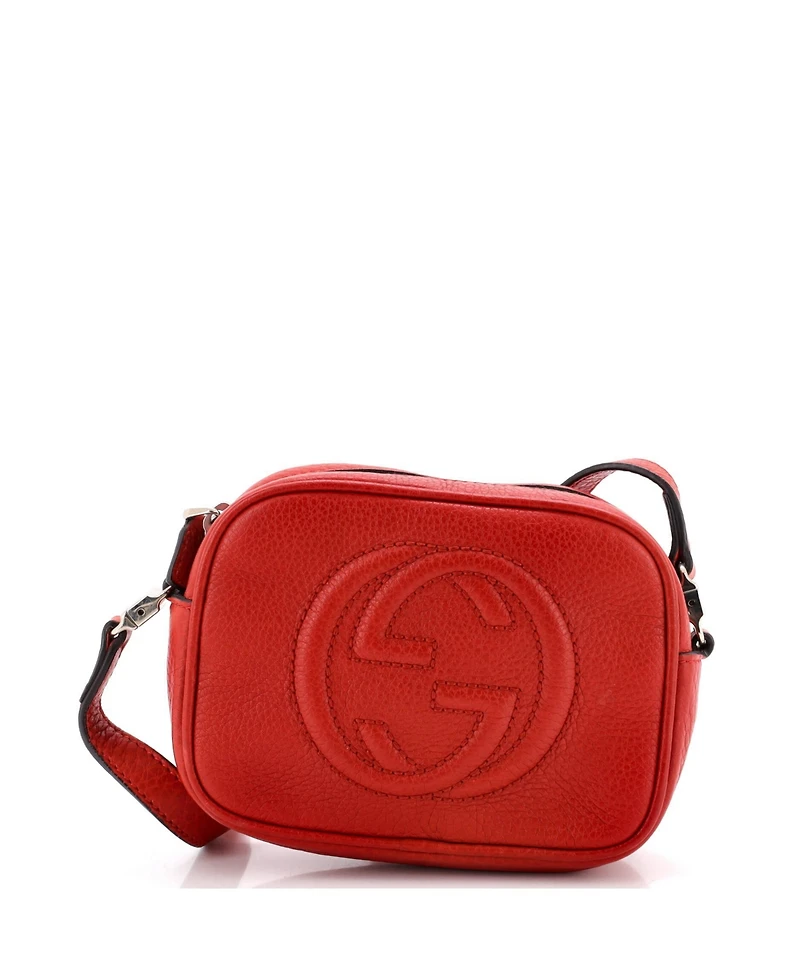 Pre-Owned Gucci Mini Soho Disco Crossbody Bag Leather
