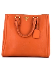 Pre-Owned Prada Large Convertible Shopper Tote Vitello Daino