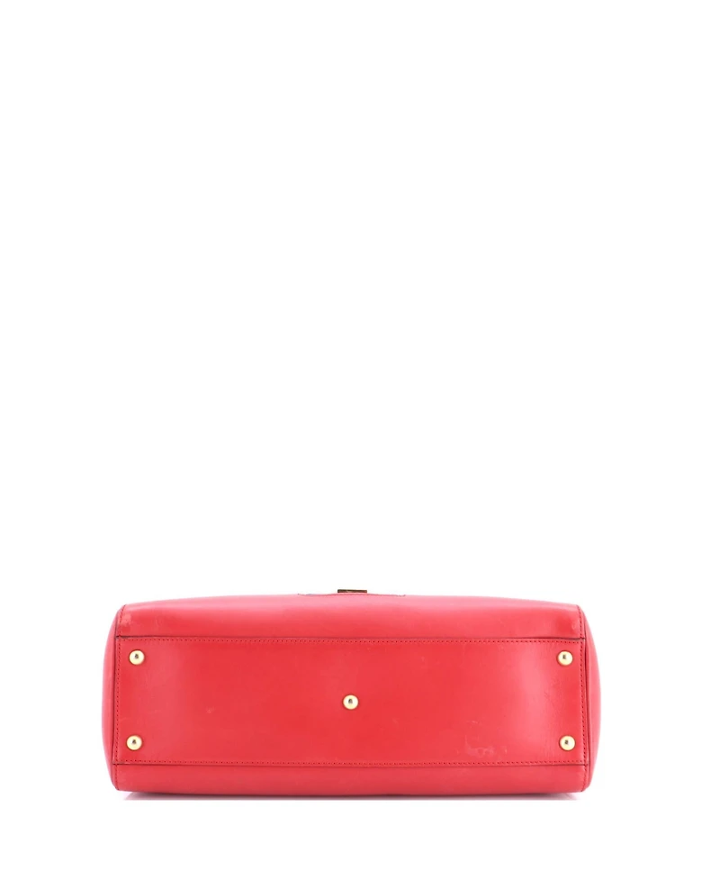 Pre-Owned Gucci Large Sylvie Top Handle Tote Leather