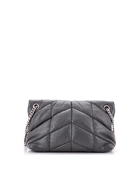Pre-Owned Saint Laurent Small Loulou Puffer Shoulder Bag Quilted Leather