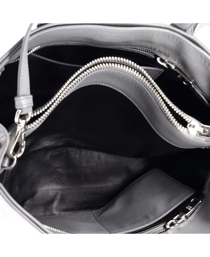 Pre-Owned Prada Soft Triple Pocket Convertible Tote Saffiano Leather