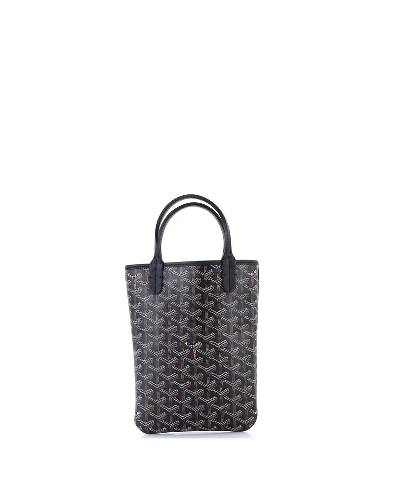 Pre-Owned Goyard Mini Poitiers Tote Coated Canvas