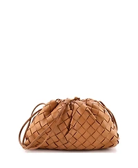 Pre-Owned Bottega Veneta Mini The Pouch Intrecciato Nappa