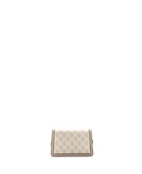 Pre-Owned Gucci Super Mini Dionysus Bag Gg Coated Canvas with Leather