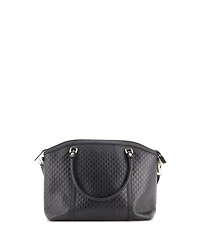 Pre-Owned Gucci Medium Britt Convertible Dome Satchel Microguccissima Leather