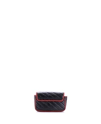 Pre-Owned Gucci Super Mini Gg Marmont Flap Bag Diagonal Quilted Leather