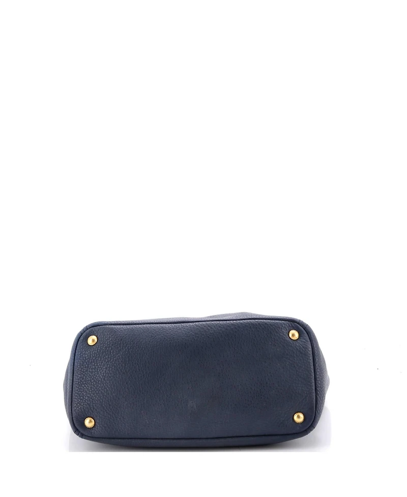 Pre-Owned Prada Large Side Pocket Convertible Tote Vitello Daino