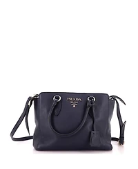 Pre-Owned Prada Medium Convertible Zip Tote Vitello Phenix
