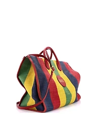 Pre-Owned Gucci Baiadera Tote Striped Canvas
