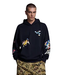 Desigual Men's Embroidered Hoodie