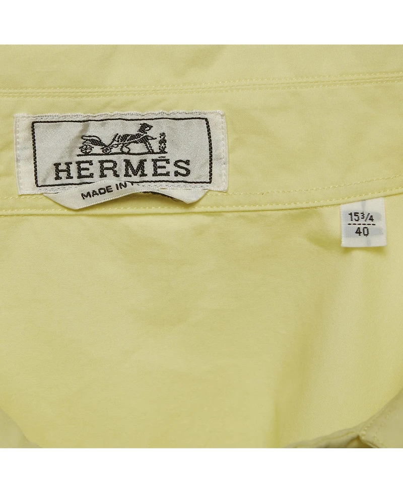 Pre-Owned Hermes Men's Cotton Oversized Polo T-Shirt