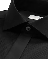 Calvin Klein Men's Tailored Occasion Slim-Fit Stretch Pique Bib Dress Shirt