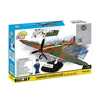 Cobi Historical Collection Wwii Hawker Hurricane (No 302 Sqn. Raf) 375-Piece Building Set, Ages 8+