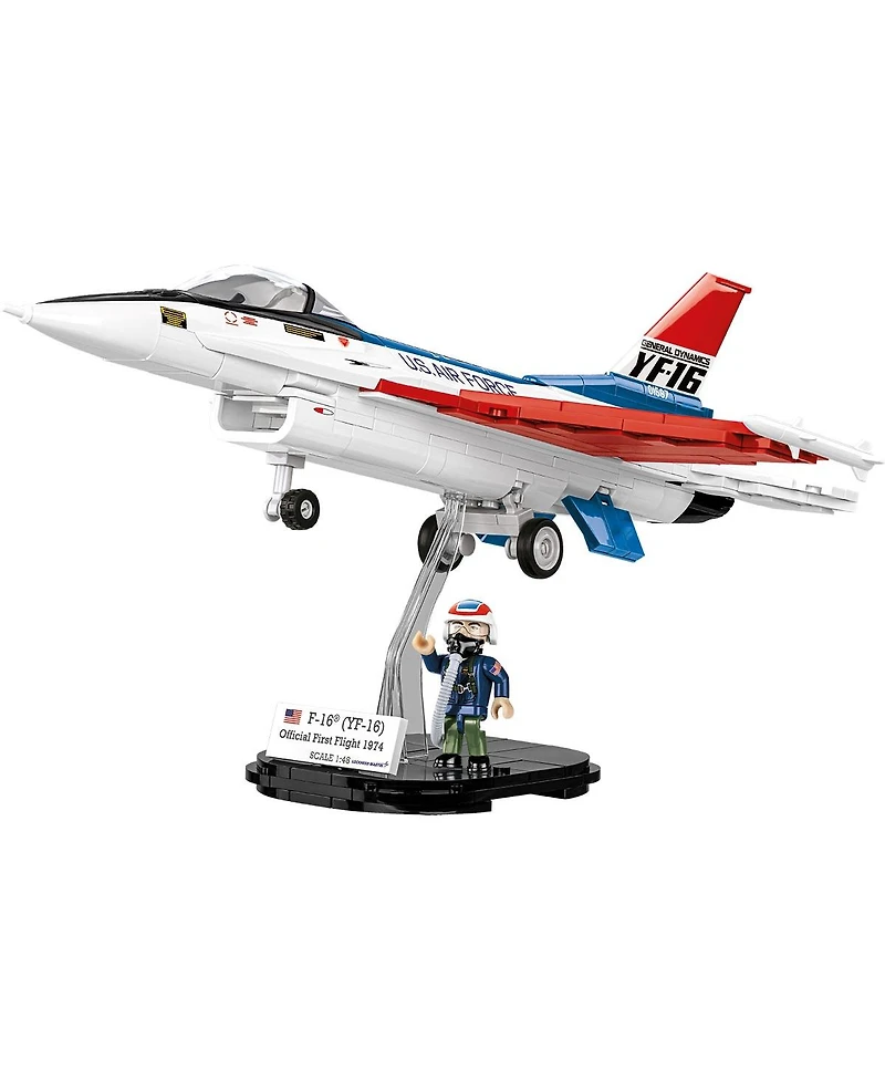 Cobi Lockheed Martin F-16 (Yf-16) First Flight Edition 1974 375-Piece Building Set, Ages 8+