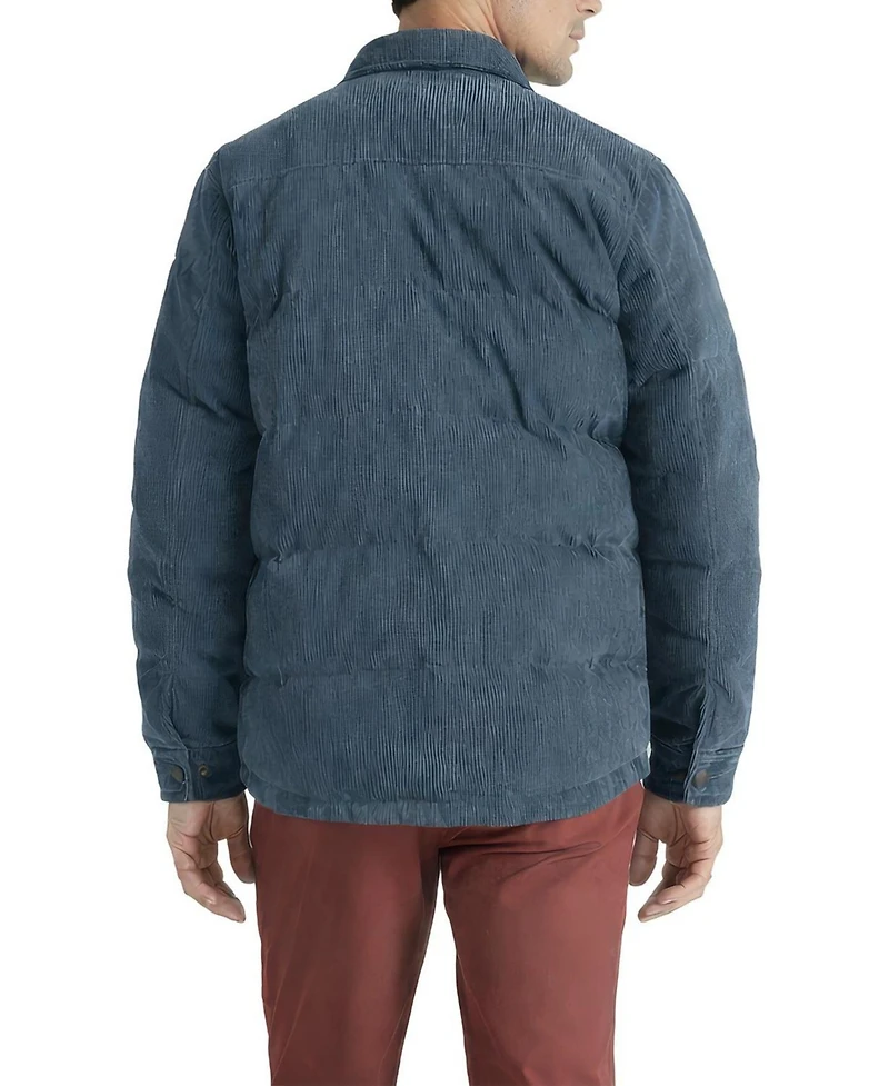 Level 7 Men's Relaxed-Fit Corduroy Puffer Shirt Jacket