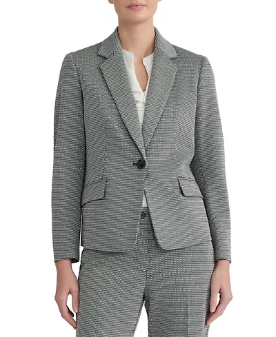 Kasper Women's Jacquard Notch-Collar Blazer