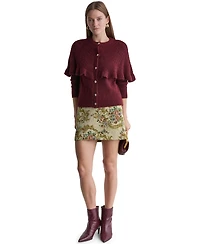 Bcbg Women's Caped Pointelle Cardigan