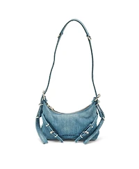 Pre-Owned Givenchy Women's Moyou Mini Denim Hobo Shoulder Bag