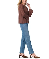 Gloria Vanderbilt Women's Maren Cable-Knit Boat Neck Bell Sleeve Sweater