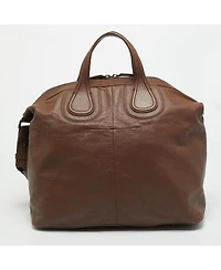 Pre-Owned Givenchy Women's Nightingale Large Pebbled Leather Satchel